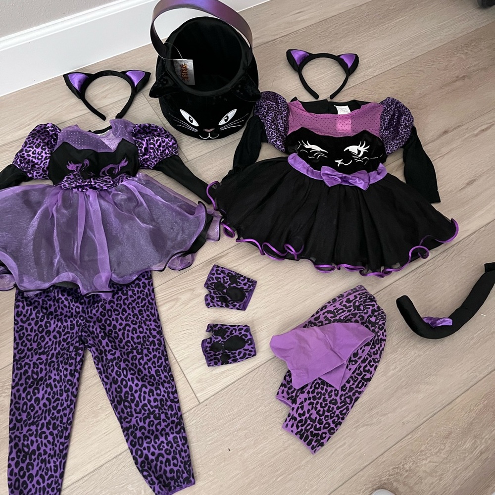 Kitty costumes size 2T and 4-6
